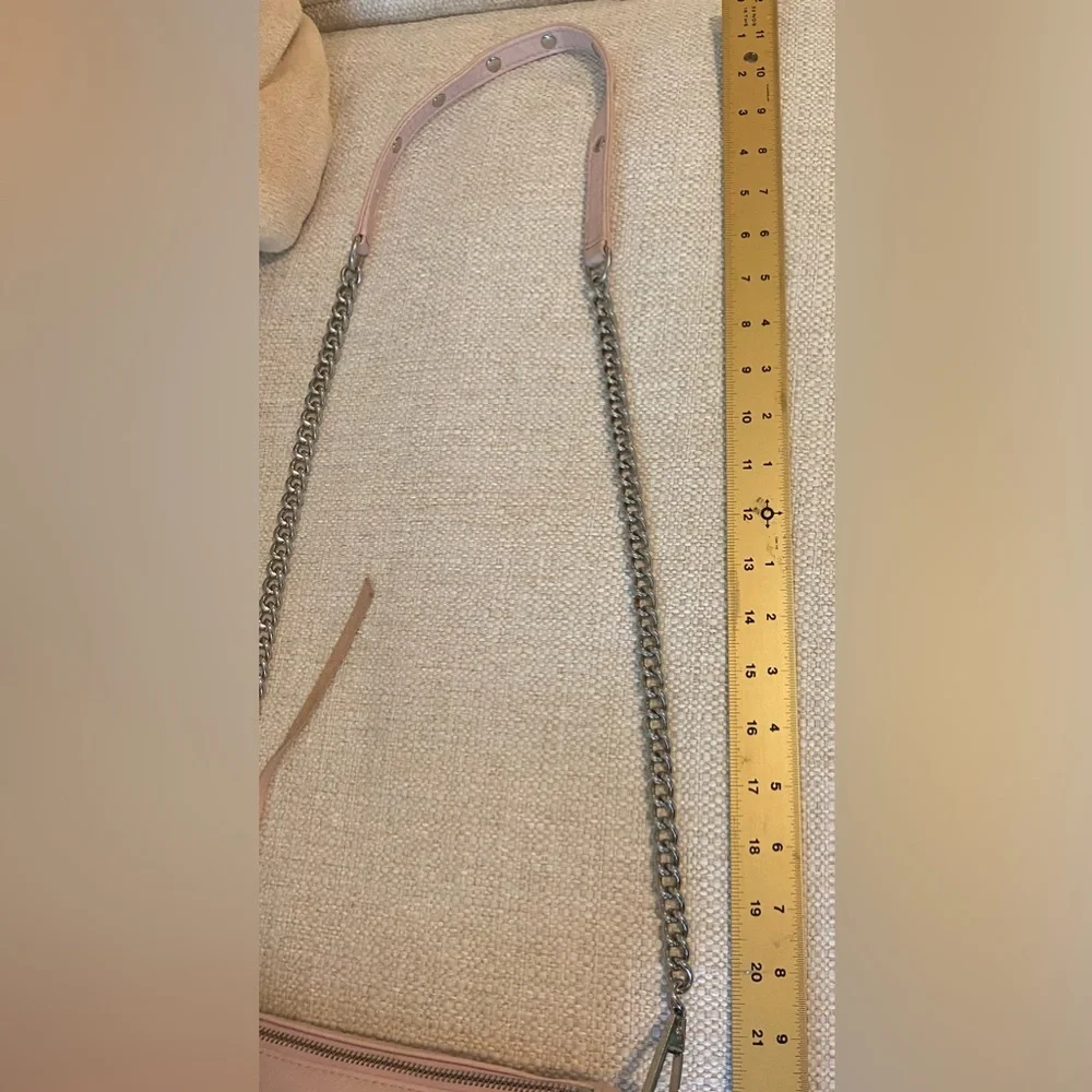 Rebecca Minkoff
5 Zip Rocker Leather Crossbody Bag, Pink/Blush silver hardware - Picture 11 of 12